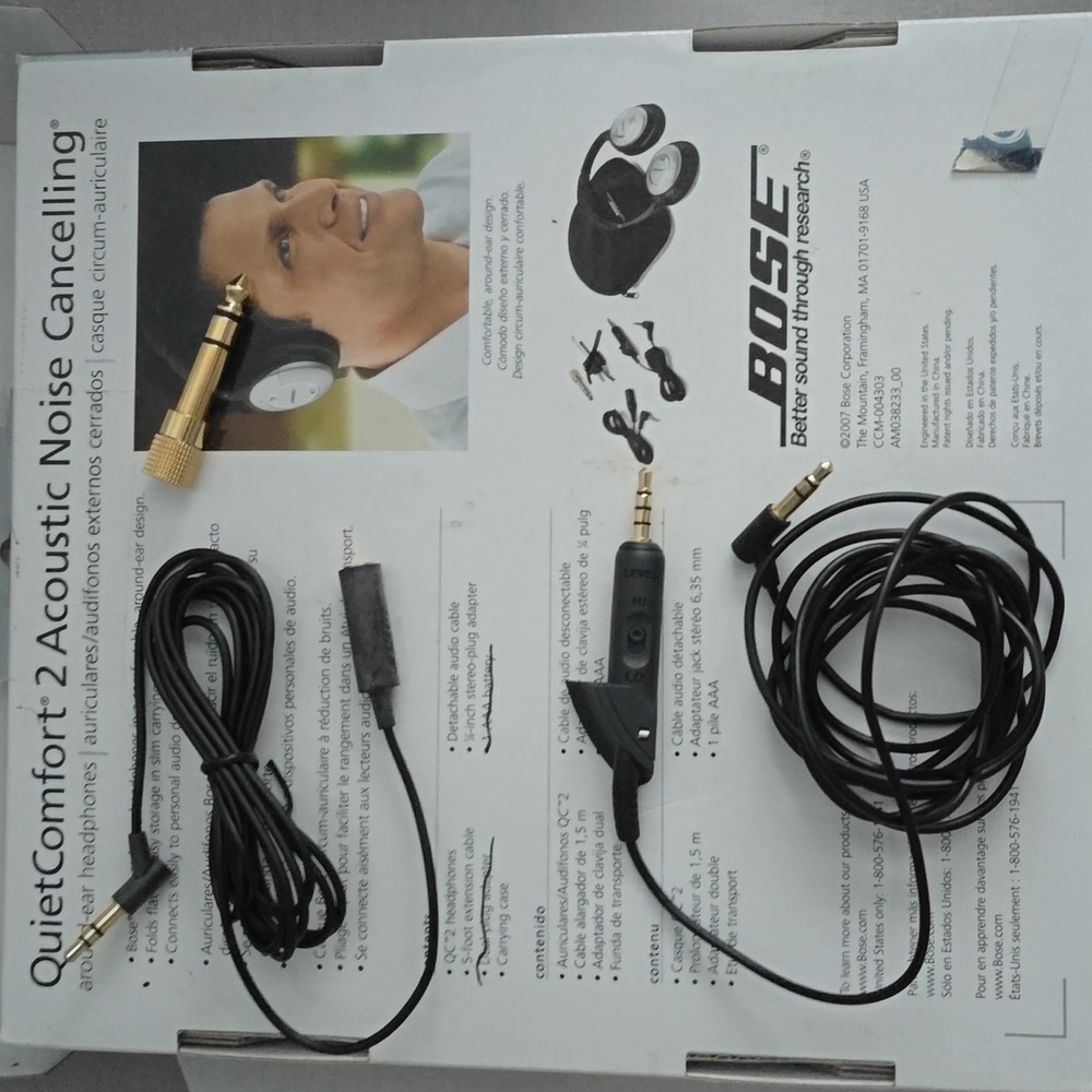 📚Bose QuietComfort 2 Acoustic Noise Cancelling Headphones - Picture 15 of 16
